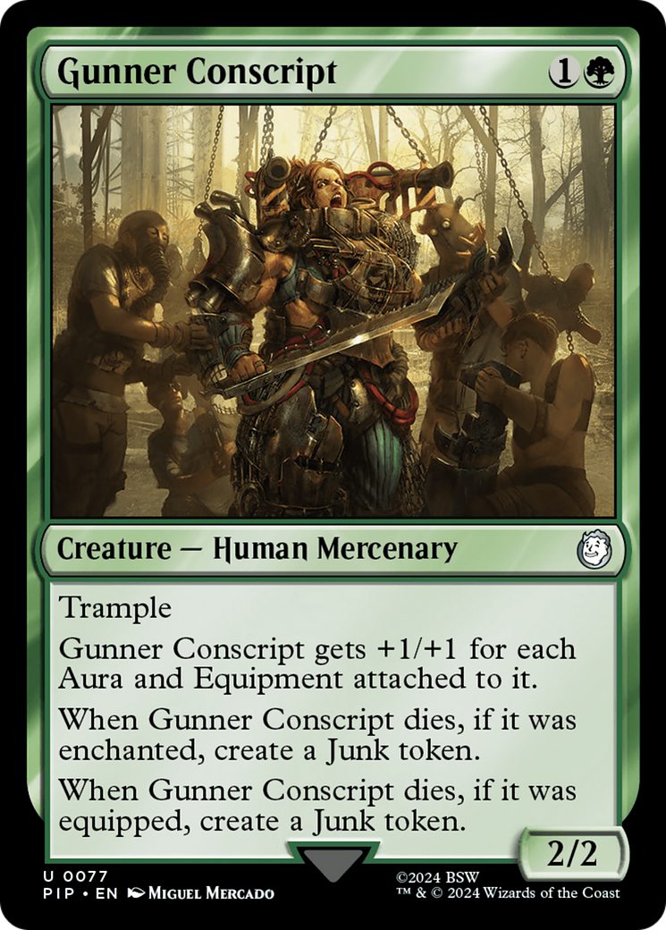Gunner Conscript [Fallout] [Foil]