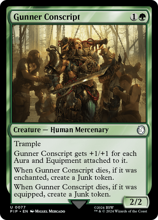 Gunner Conscript [Fallout] [Foil]
