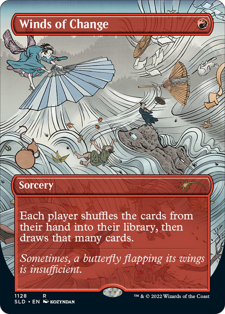 Winds of Change [Secret Lair Drop Series] [Borderless] [Foil]