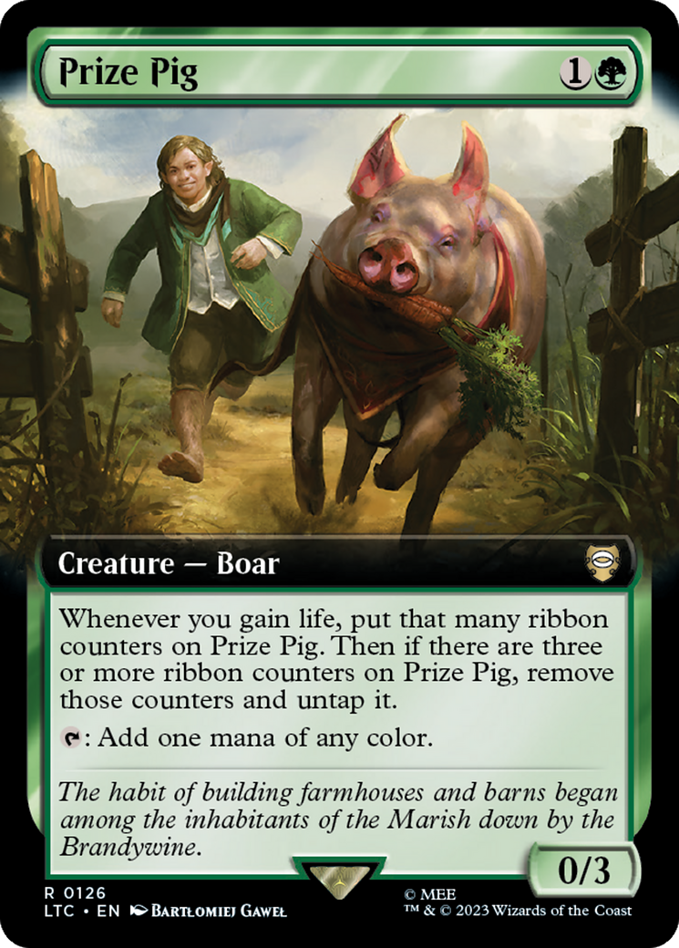 Prize Pig (Extended Art) [The Lord of the Rings: Tales of Middle-Earth Commander] [Foil]