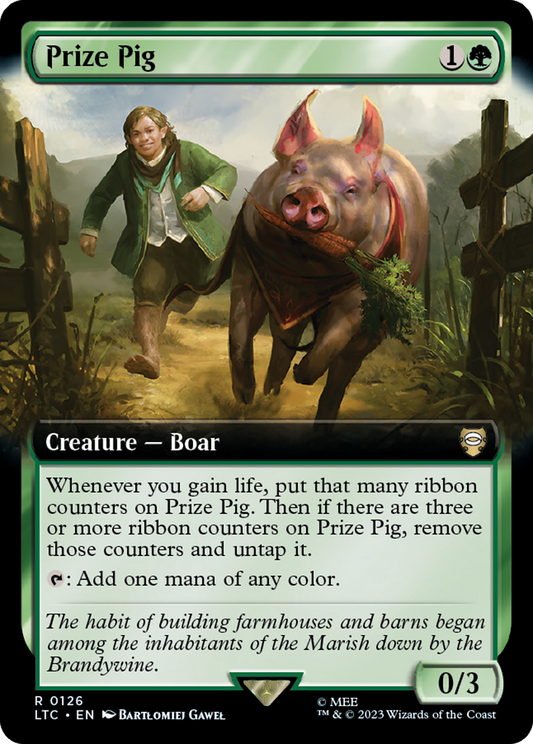 Prize Pig (Extended Art) [The Lord of the Rings: Tales of Middle-Earth Commander] [Foil]