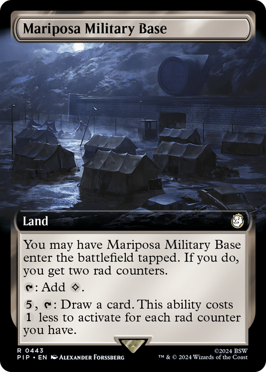 Mariposa Military Base (Extended Art) [Fallout] [Foil]