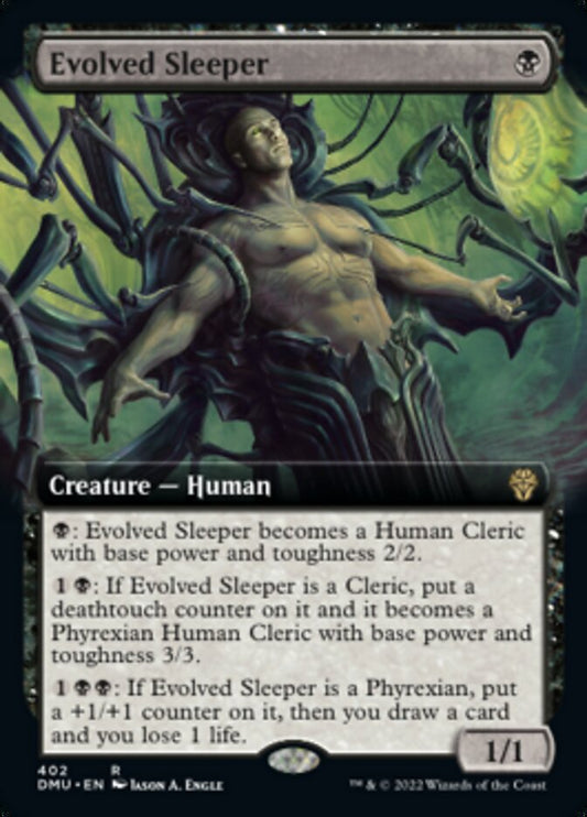 Evolved Sleeper (Extended Art) [Dominaria United] [Foil]