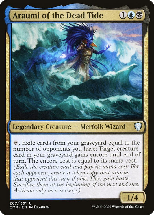 Araumi of the Dead Tide [Commander Legends] [Foil]