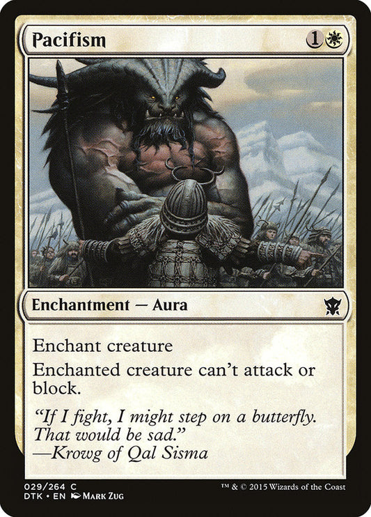 Pacifism [Dragons of Tarkir] [Foil]