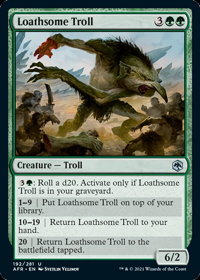 Loathsome Troll [Dungeons & Dragons: Adventures in the Forgotten Realms] [Foil]