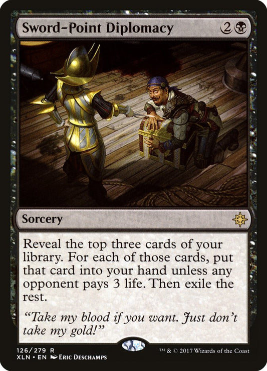 Sword-Point Diplomacy [Ixalan] [Foil]