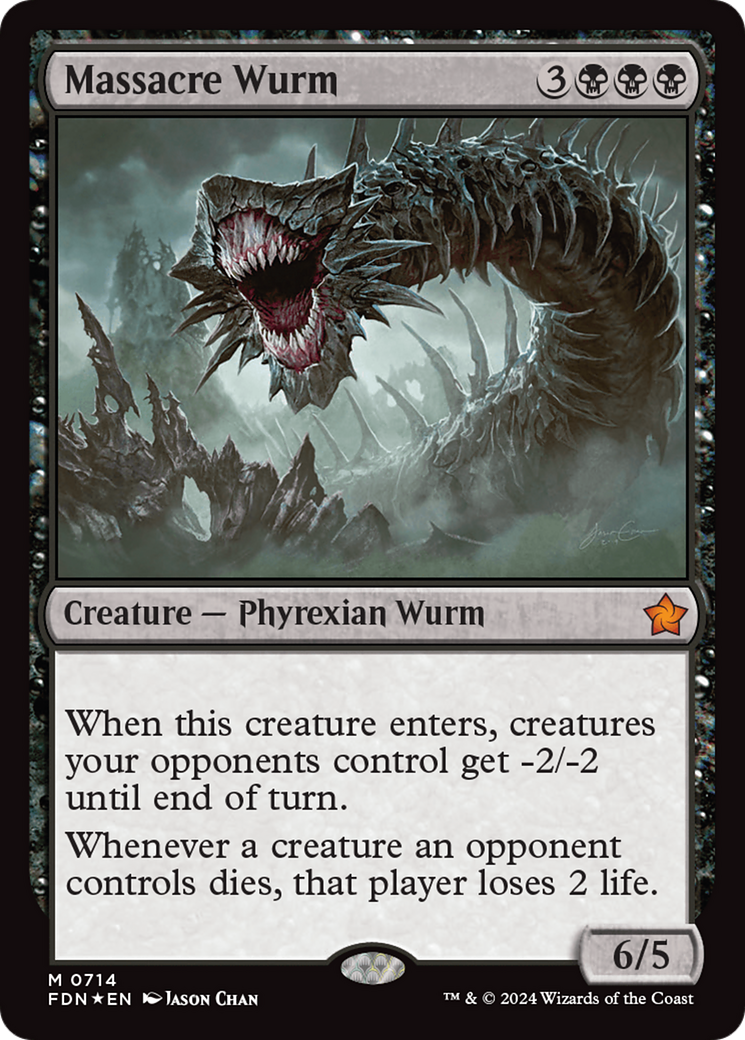 Massacre Wurm [Foundations] [Foil]