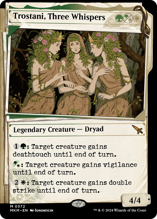 Trostani, Three Whispers (Showcase) (0372) [Murders at Karlov Manor] [Foil]