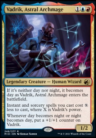 Vadrik, Astral Archmage (Promo Pack) [Innistrad: Midnight Hunt Promos] [Foil]