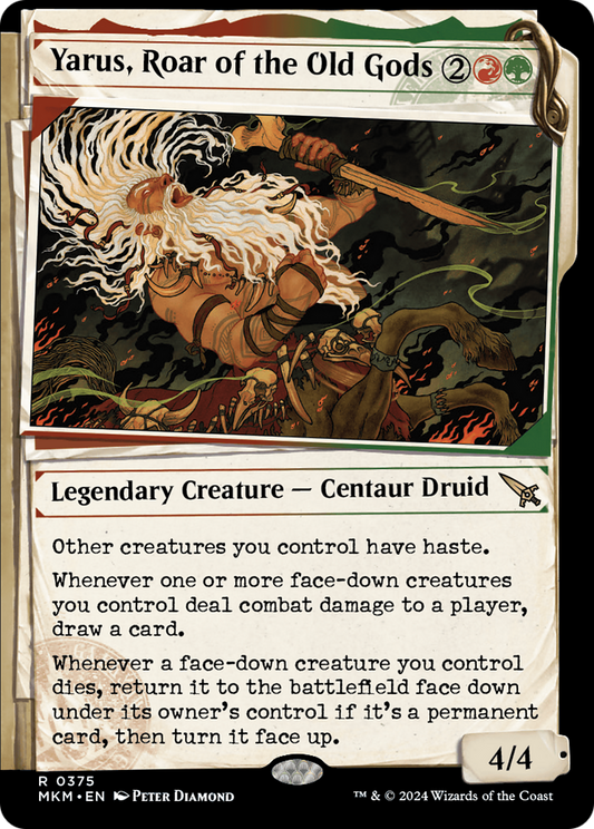 Yarus, Roar of the Old Gods (Showcase) [Murders at Karlov Manor] [Foil]