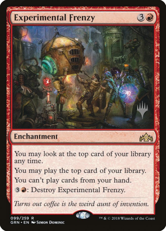 Experimental Frenzy (Promo Pack) [Guilds of Ravnica Promos] [Foil]