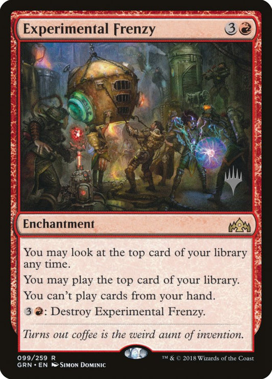 Experimental Frenzy (Promo Pack) [Guilds of Ravnica Promos] [Foil]