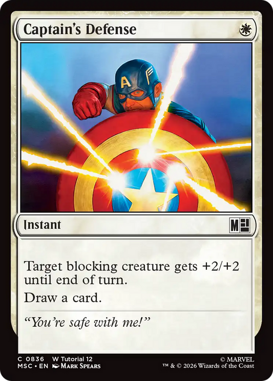 Captain's Defense (0836) [Marvel Super Heroes Commander]
