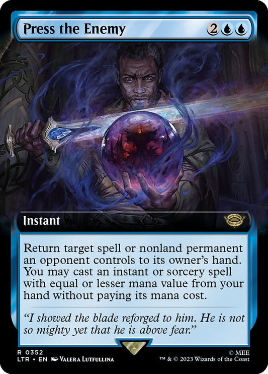 Press the Enemy (Extended Art) [The Lord of the Rings: Tales of Middle-Earth] [Foil]
