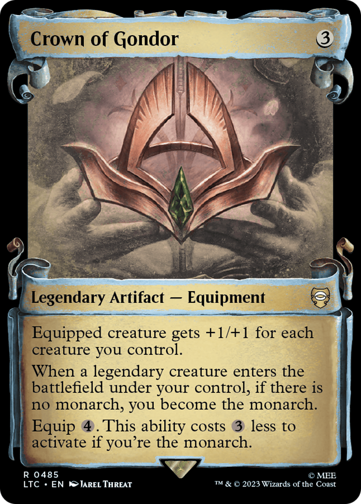Crown of Gondor [The Lord of the Rings: Tales of Middle-Earth Commander Showcase Scrolls] [Foil]
