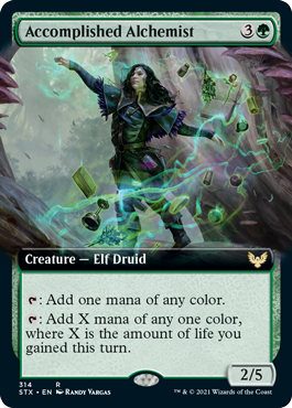 Accomplished Alchemist (Extended Art) [Strixhaven: School of Mages] [Foil]