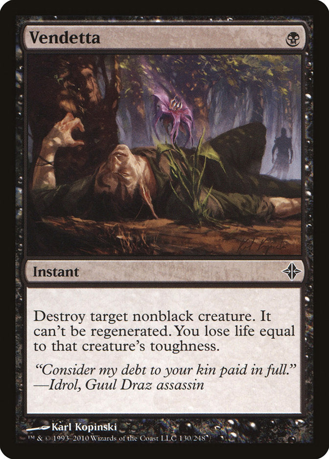 Vendetta [Rise of the Eldrazi] [Foil]