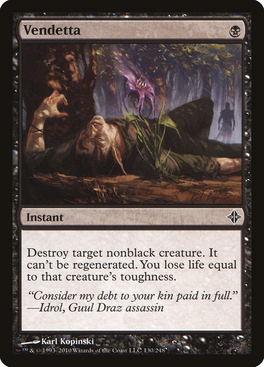 Vendetta [Rise of the Eldrazi] [Foil]