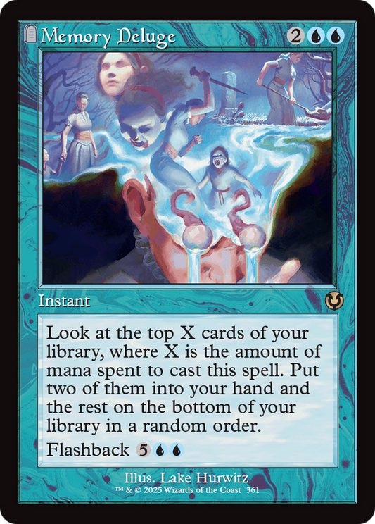 Memory Deluge (Retro Frame) [Innistrad Remastered] [Foil]