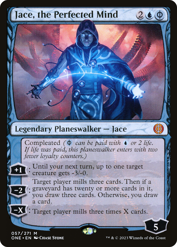 Jace, the Perfected Mind [Phyrexia: All Will Be One] [Foil]