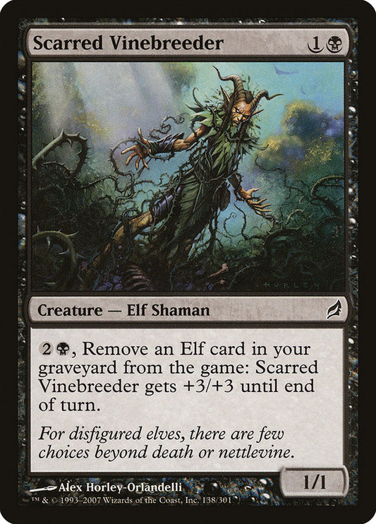 Scarred Vinebreeder [Lorwyn] [Foil]