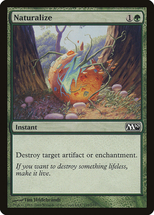 Naturalize [Core Set 2010] [Foil]