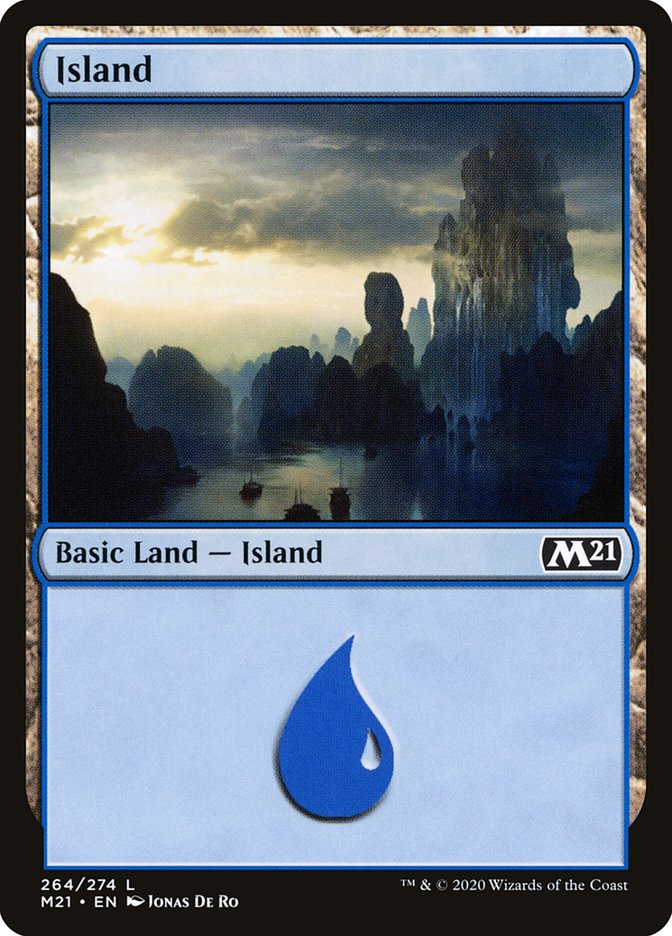 Island (264) [Core Set 2021] [Foil]