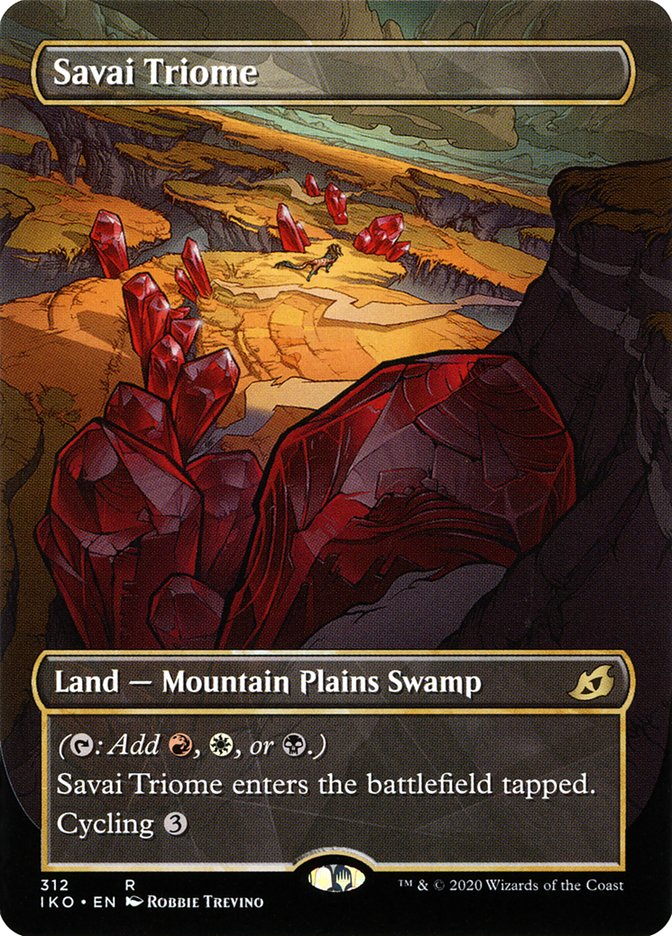 Savai Triome (Showcase) [Ikoria: Lair of Behemoths] [Foil]
