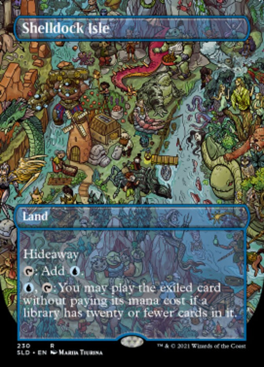Shelldock Isle (230) (Borderless) [Secret Lair Drop Series] [Foil]