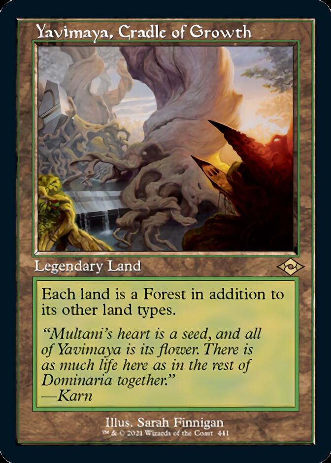 Yavimaya, Cradle of Growth (Retro) [Modern Horizons 2] [Foil]
