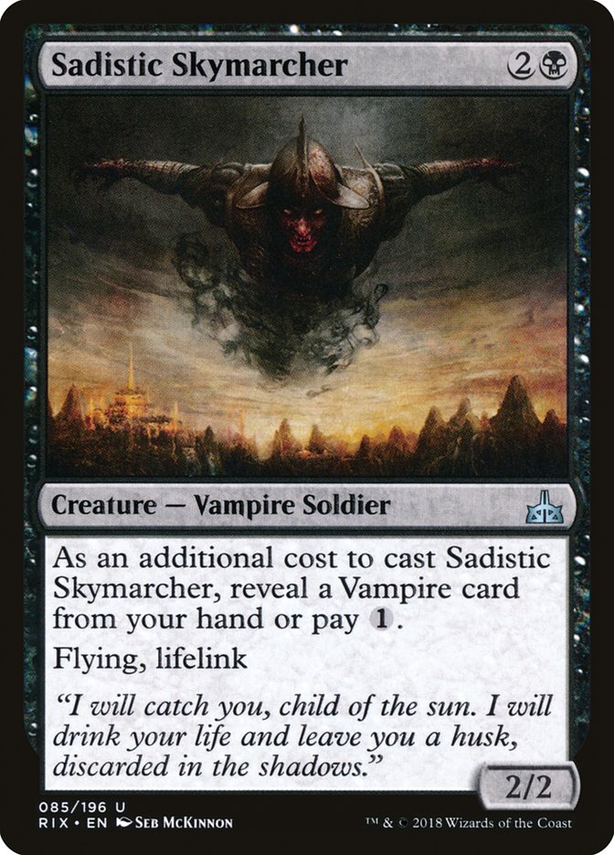 Sadistic Skymarcher [Rivals of Ixalan] [Foil]