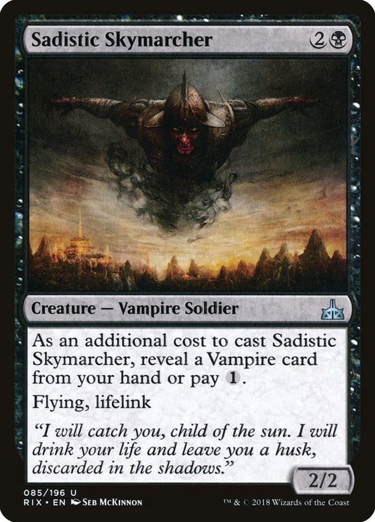 Sadistic Skymarcher [Rivals of Ixalan] [Foil]