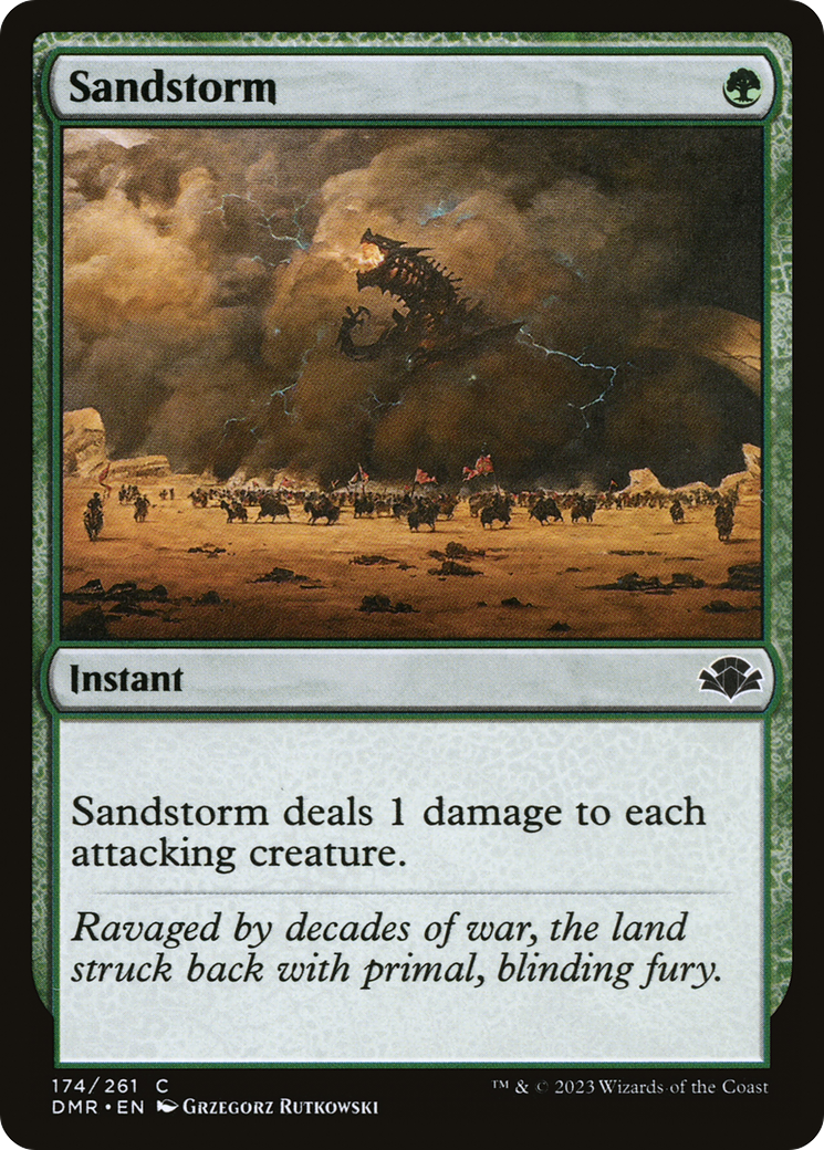 Sandstorm [Dominaria Remastered] [Foil]