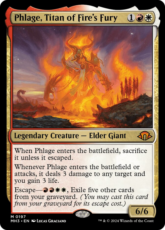 Phlage, Titan of Fire's Fury [Modern Horizons 3] [Foil]