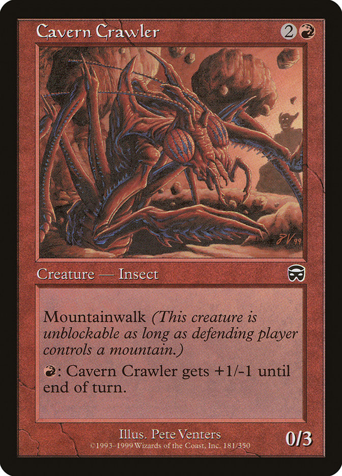 Cavern Crawler [Mercadian Masques] [Foil]
