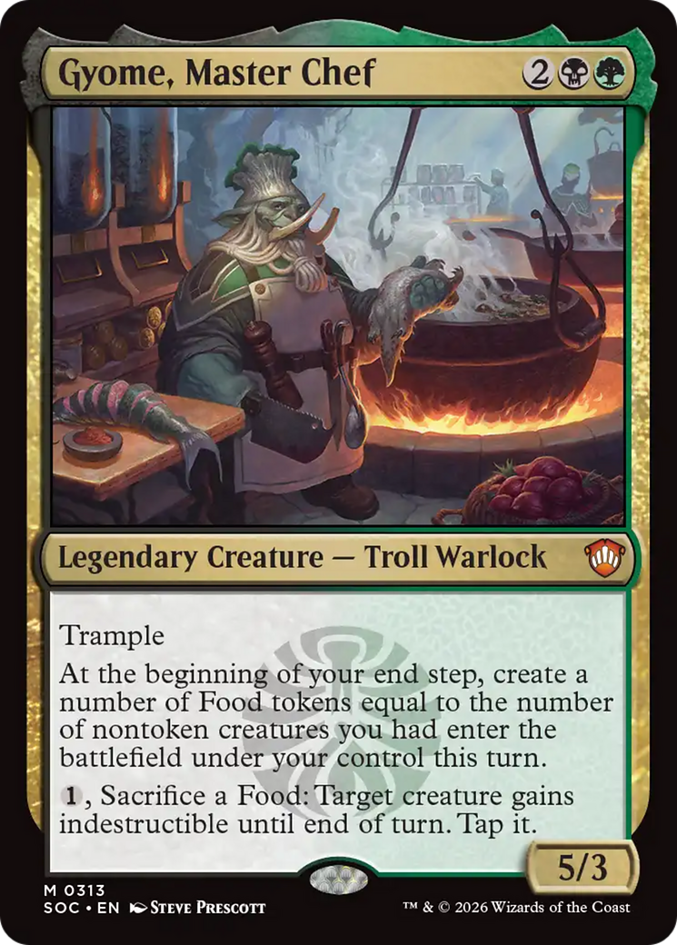 Gyome, Master Chef [Secrets of Strixhaven Commander] [Foil]