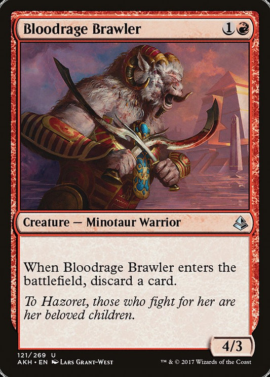 Bloodrage Brawler [Amonkhet] [Foil]