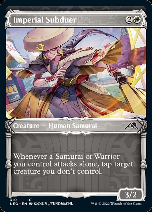 Imperial Subduer (Showcase Samurai) [Kamigawa: Neon Dynasty] [Foil]