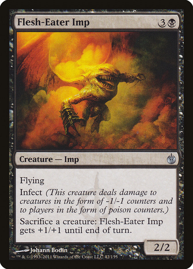 Flesh-Eater Imp [Mirrodin Besieged] [Foil]