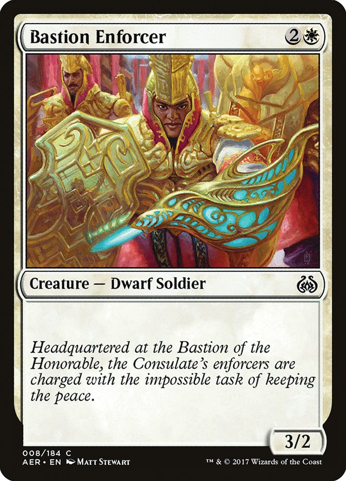 Bastion Enforcer [Aether Revolt] [Foil]