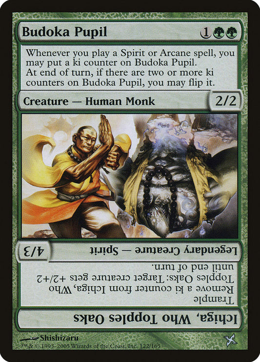 Budoka Pupil // Ichiga, Who Topples Oaks [Betrayers of Kamigawa] [Foil]