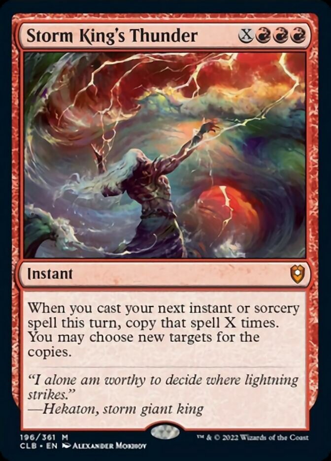 Storm King's Thunder [Commander Legends: Battle for Baldur's Gate] [Foil]