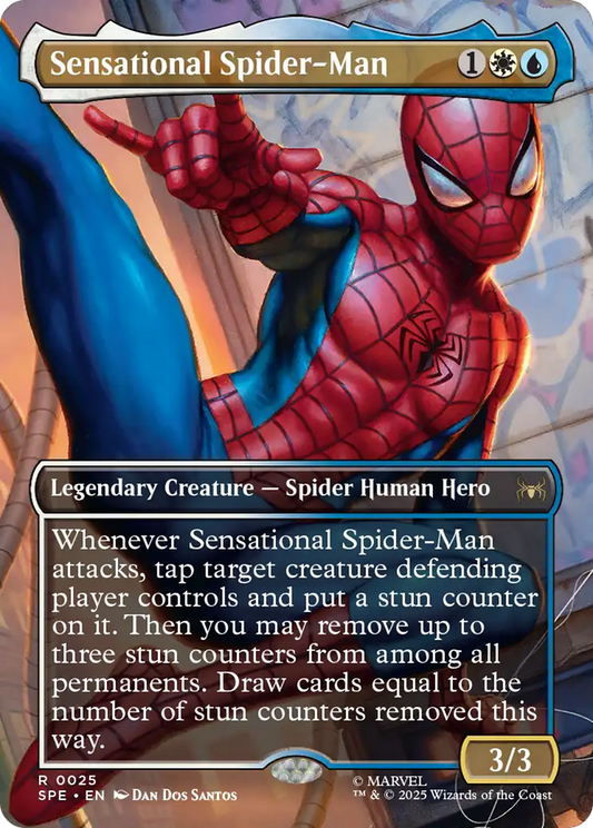 Sensational Spider-Man (Borderless) [Marvel's Spider-Man: Eternal-Legal] [Foil]