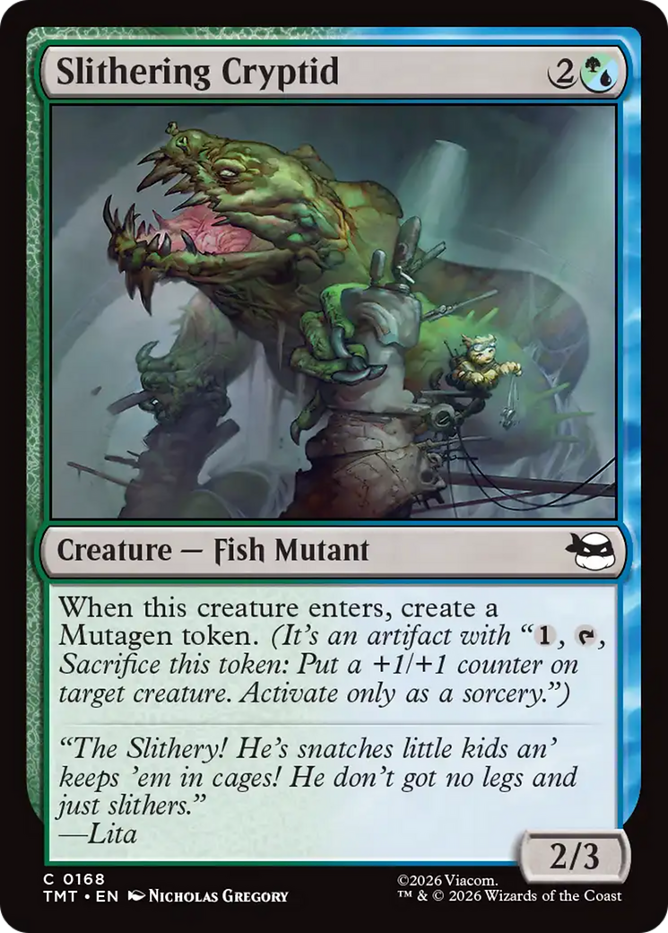 Slithering Cryptid [Teenage Mutant Ninja Turtles] [Foil]