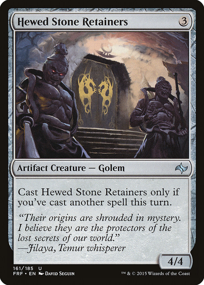 Hewed Stone Retainers [Fate Reforged] [Foil]