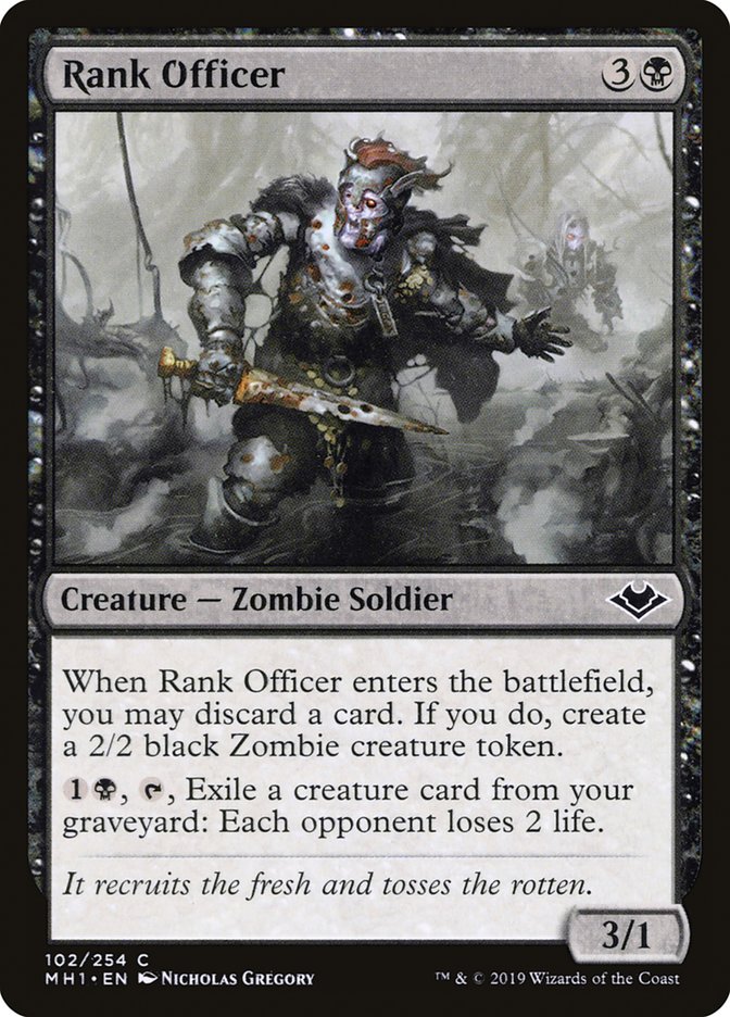 Rank Officer [Modern Horizons] [Foil]