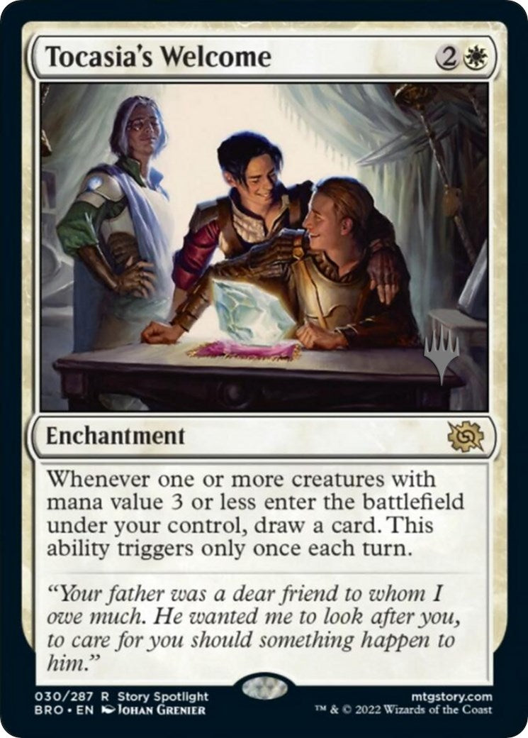 Tocasia's Welcome (Promo Pack) [The Brothers' War Promos] [Foil]