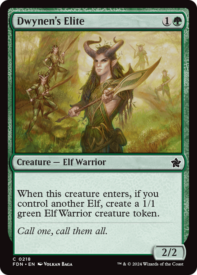 Dwynen's Elite [Foundations] [Foil]