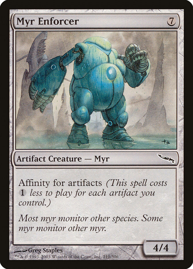 Myr Enforcer [Mirrodin] [Foil]